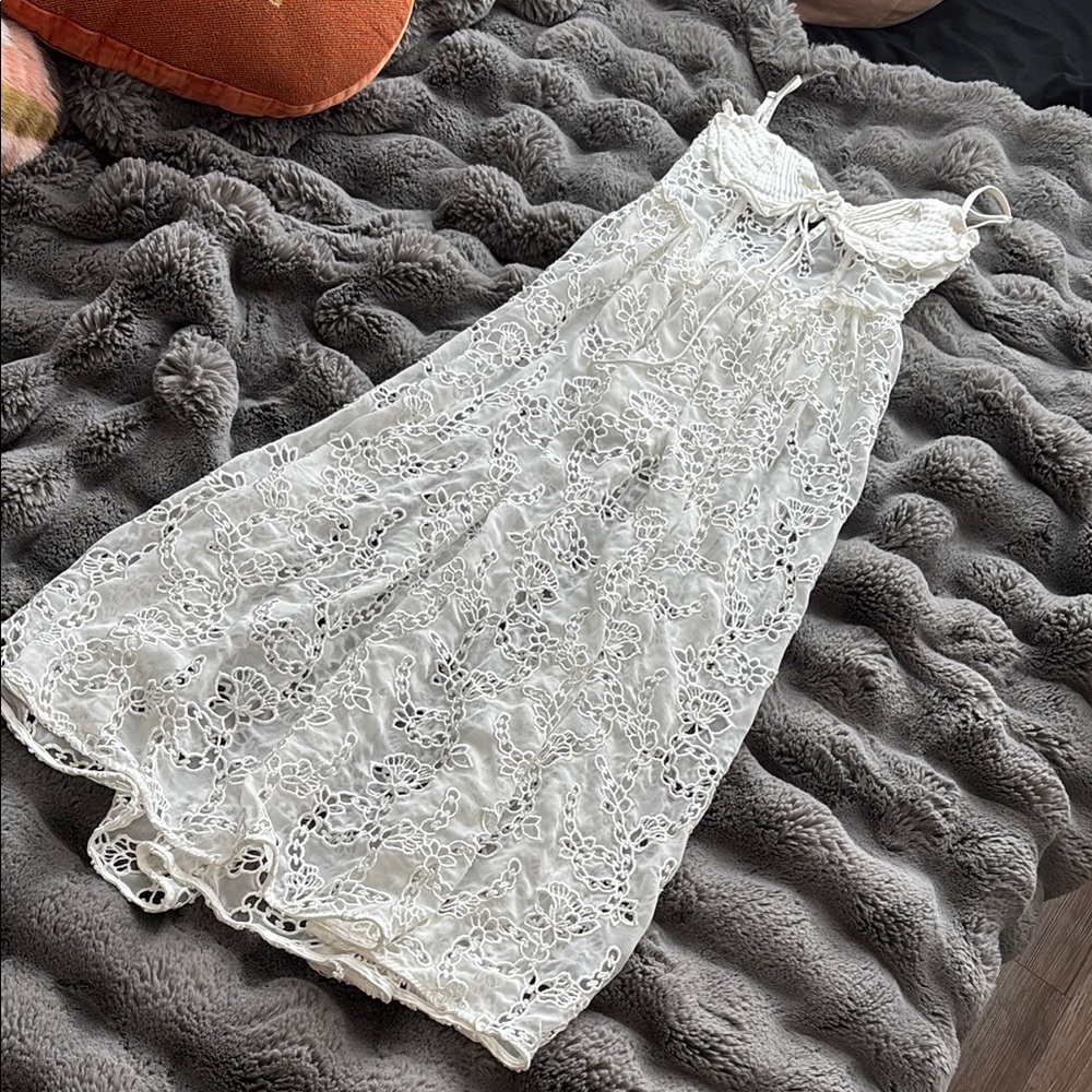 FOR LOVE & LEMONS White Lace Dress 🍋🤍